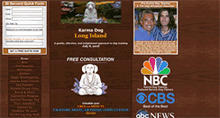 Desktop Screenshot of karmadogtraininglongisland.com