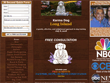 Tablet Screenshot of karmadogtraininglongisland.com